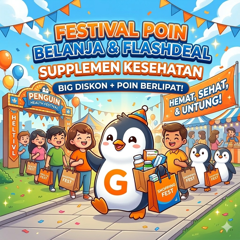Gomedis Festival Poin Reward dan Flashdeal  Suplemen Kesehatan